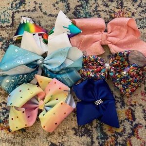 Hair accessories dance Girls jo jo bows